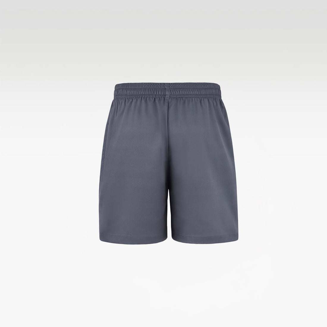 Silver Dust Silk Shorts | Premium Printed Silk Taffeta Minimalist Slogan