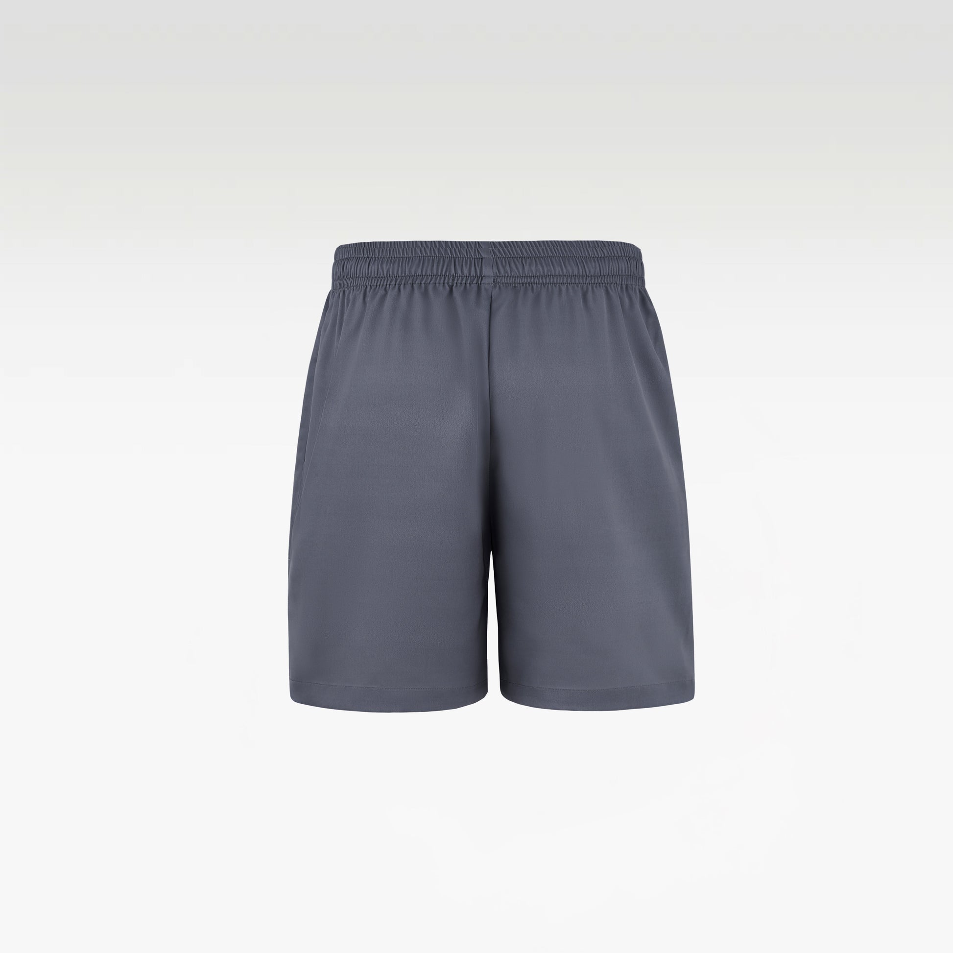 Silver Dust Silk Shorts | Premium Printed Silk Taffeta Minimalist Slogan
