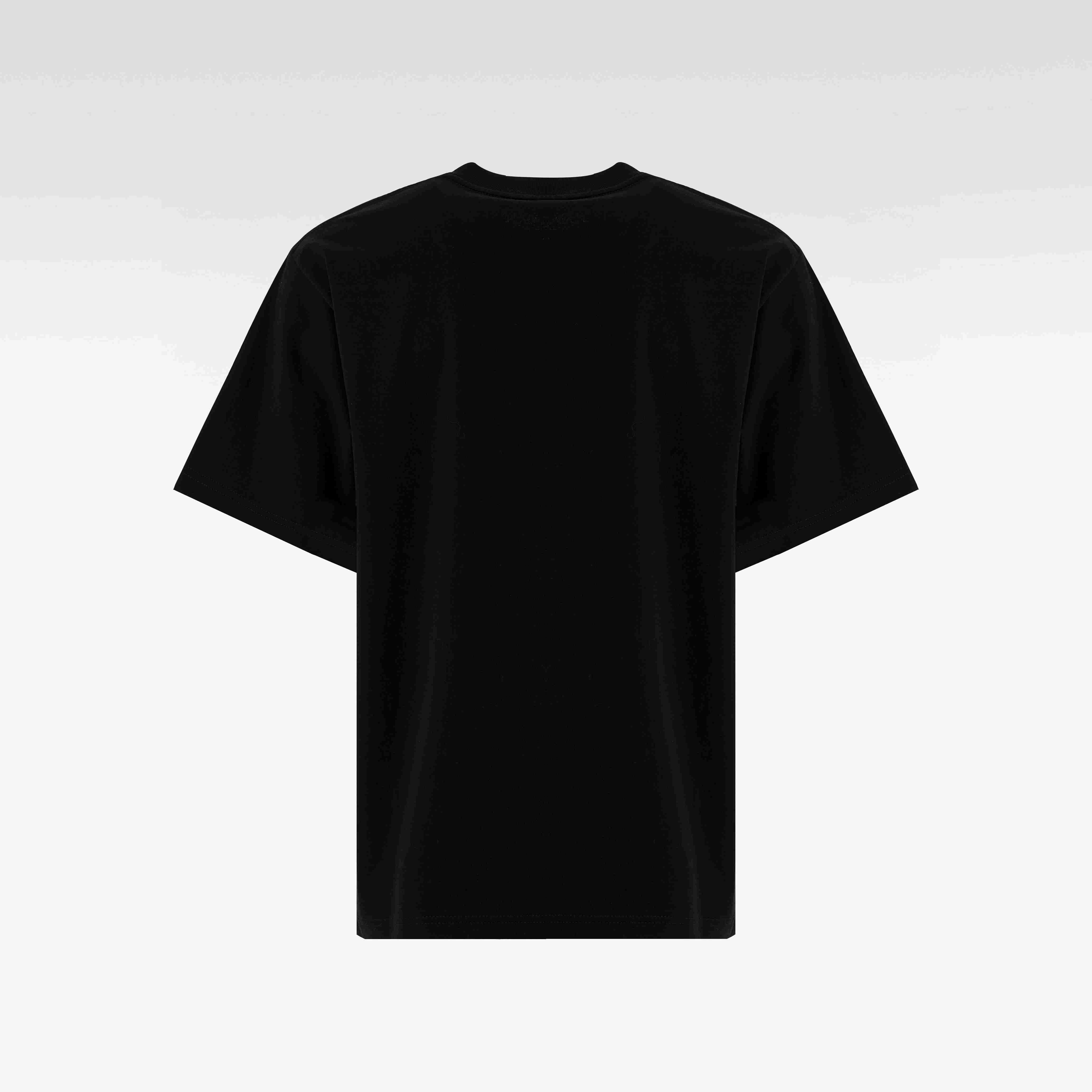Botanica Cotton T-Shirt Black | Green Graphic Boxy Fit – Unisex Streetwear