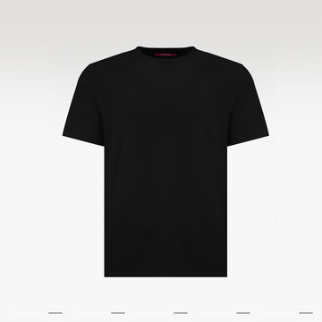 Cupid Slim Fit T-Shirt | Premium Cotton Graphic Tee - Renaissance Embroidery Black Streetwear Top