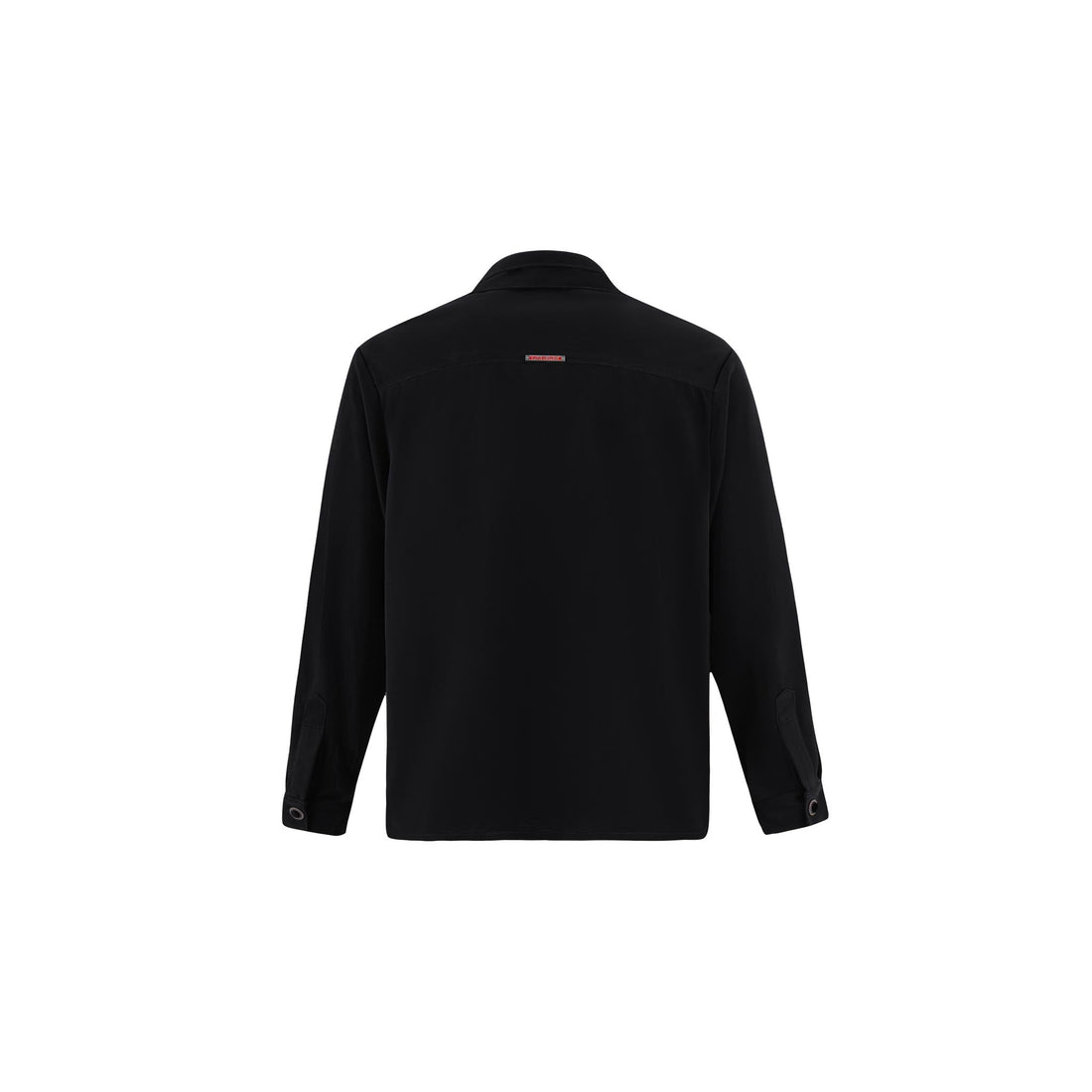 Luna Noir Shirt | Premium Obsidian Black Textured Shimmer Finish