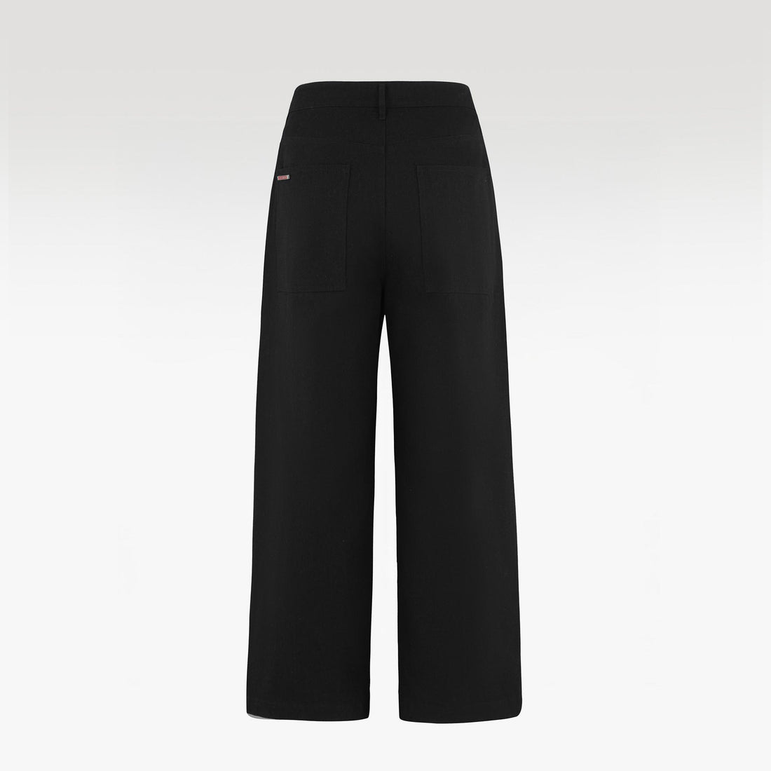 Midnight Glow Silk Trousers | Premium Black Silk Satin Pearl & Crystal Embellished