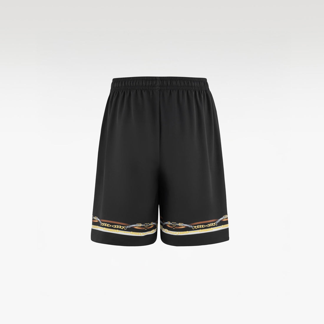 Black Ace Silk Shorts | Printed Silk Relaxed Fit Decadent Dice Game