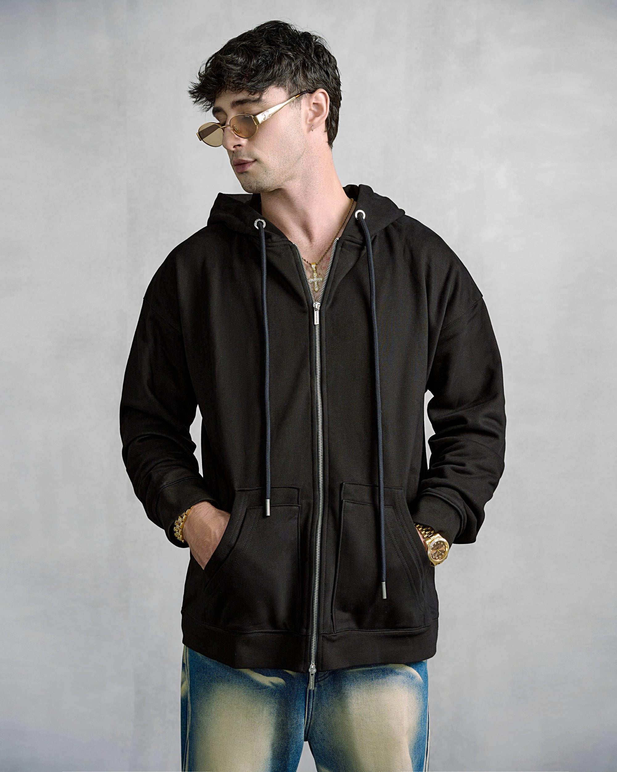 Light Zip - Up Hoodie | Premium American Unisex Streetwear