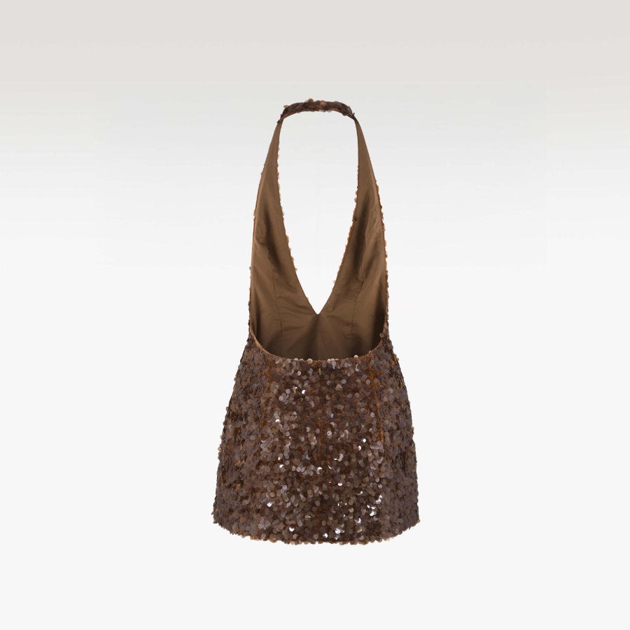 Amber Constellation Dress | Premium Sequin Velvet Luxury Bodycon