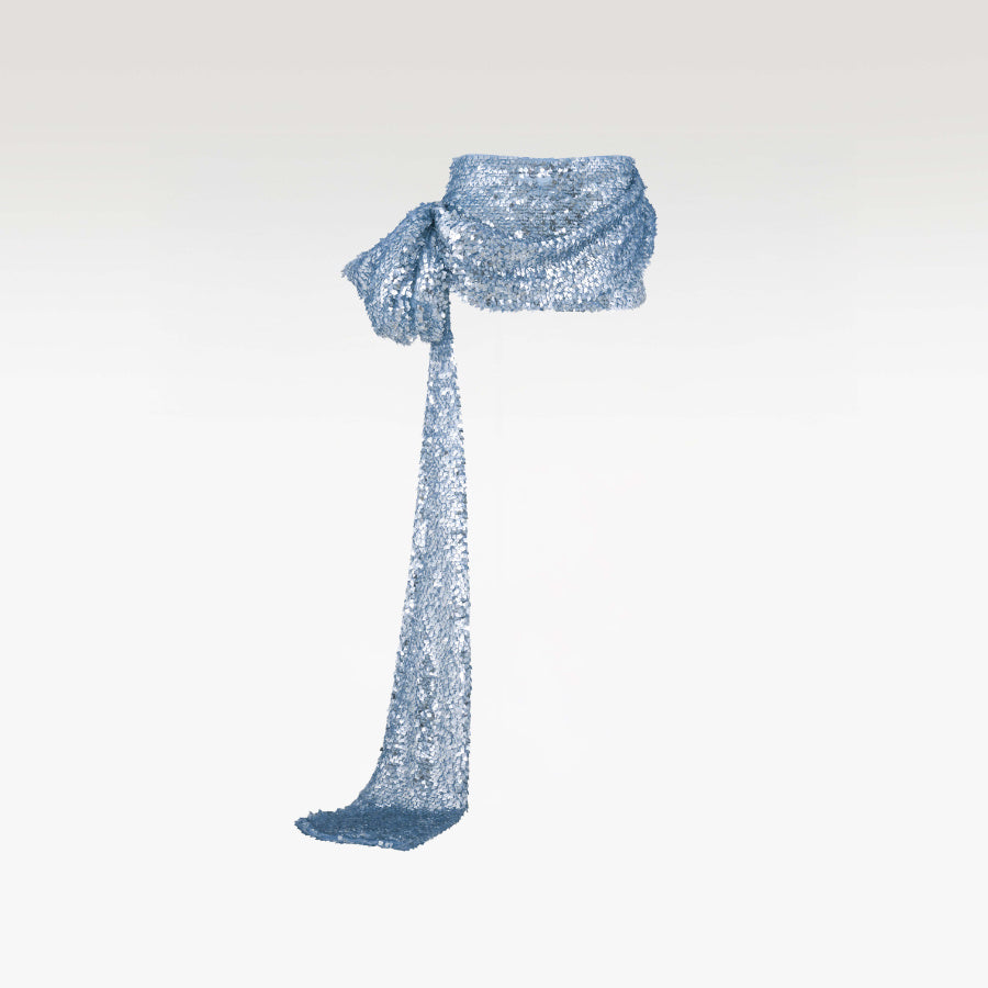 Diamond Dust Skirt | Premium Sequin Side-Bow Luxury Mini