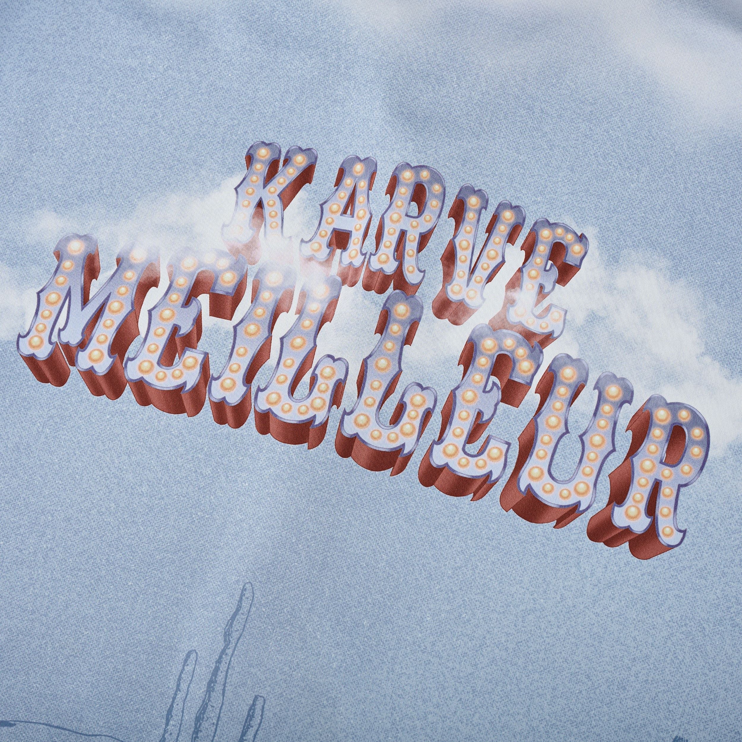 Bit Of Blue Long-Sleeved Silk Shirt | Premium Printed Silk Western Cowboy Streetstyle