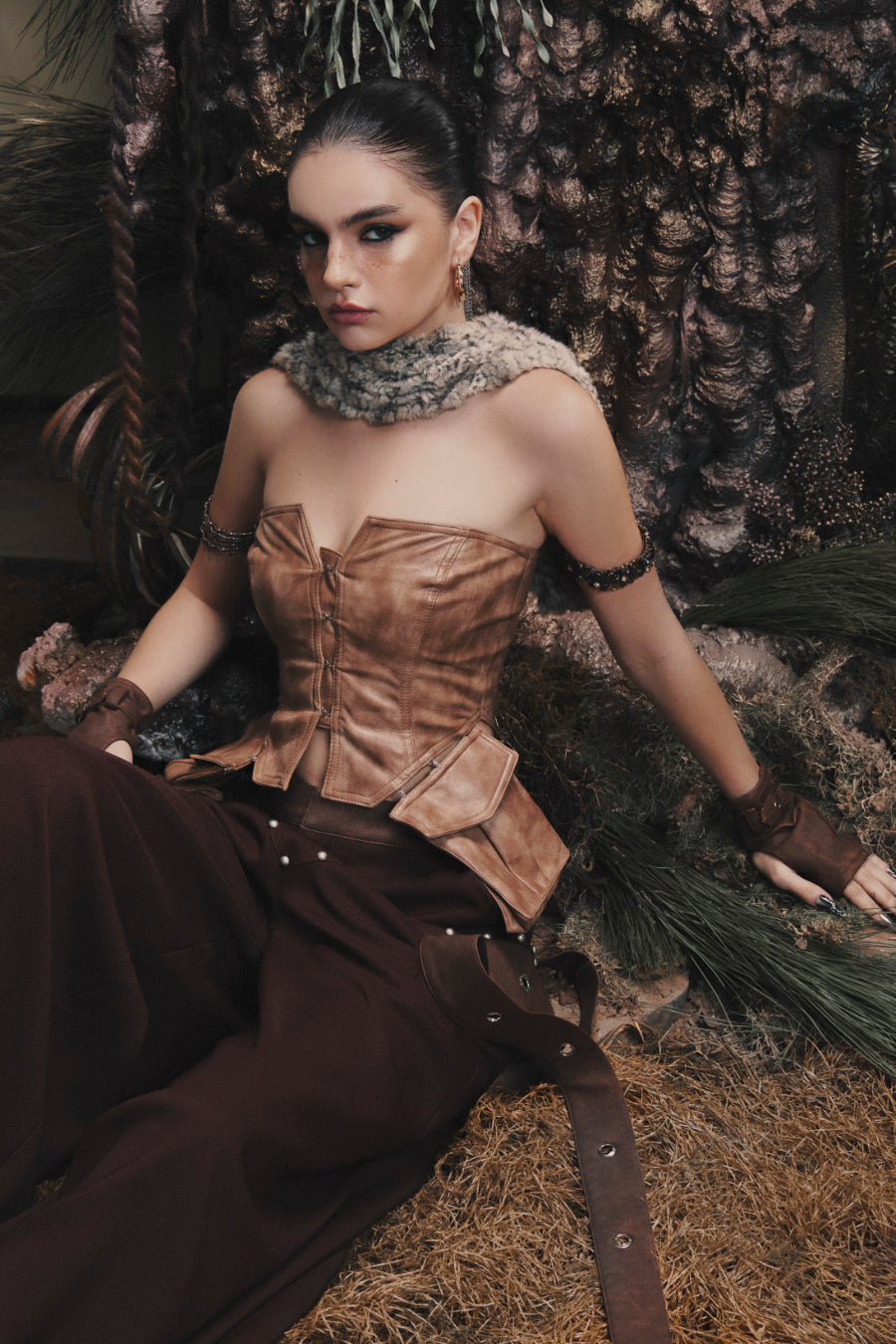Saddle Leather Corset