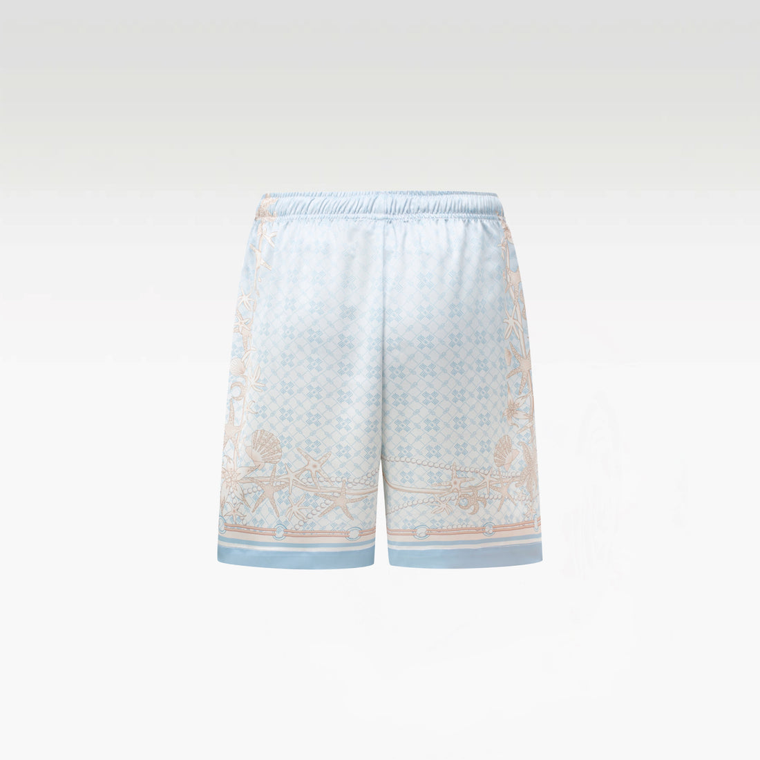 Coraline Symphony Silk Shorts | Premium Printed Silk Coral Baroque Streetstyle