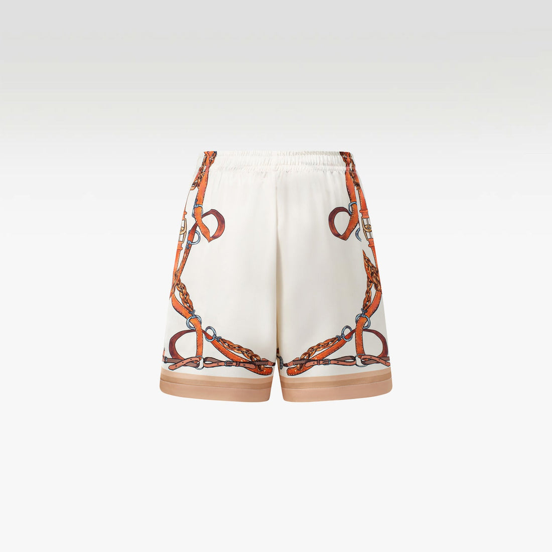 Rodeo Silk Shorts | Premium Printed Silk Taffeta Luxury Wild West Harness