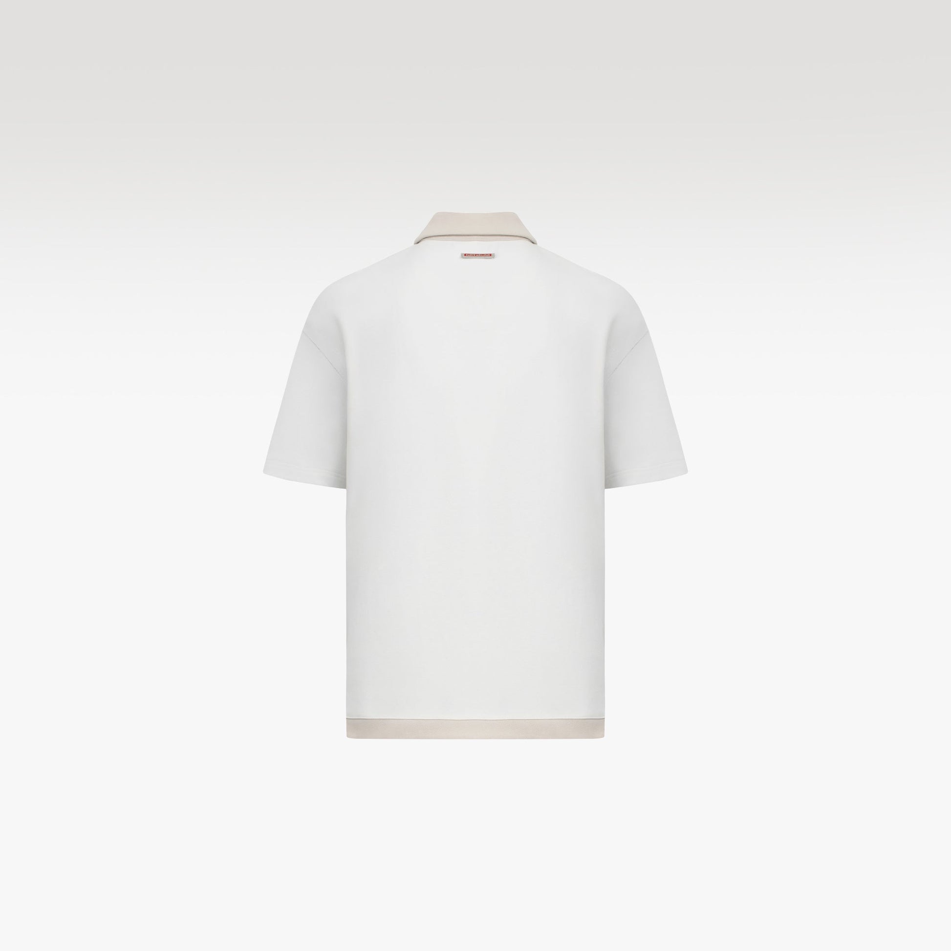 The Odyssey Knit Polo | Off-White Knit Slogan Embroidered Streetwear