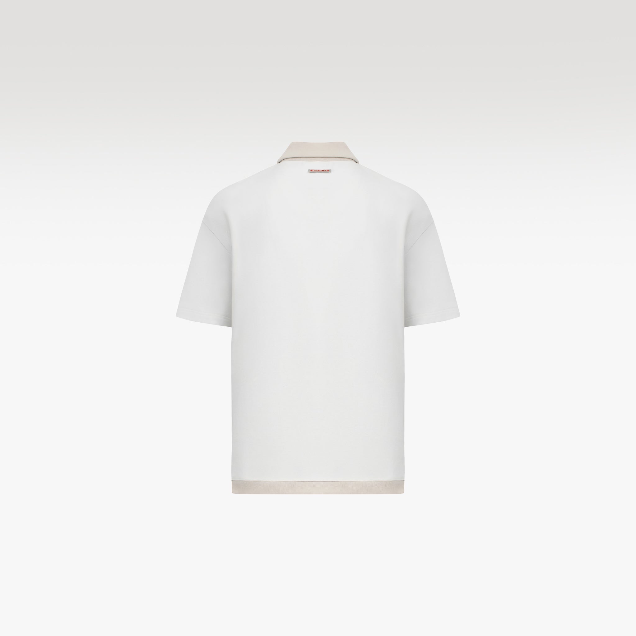 The Odyssey Knit Polo | Off-White Knit Slogan Embroidered Streetwear