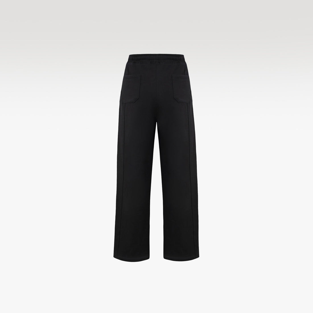Carver Pants | Wide-Leg Black Scuba Ponte Elevated Athleisure Streetstyle