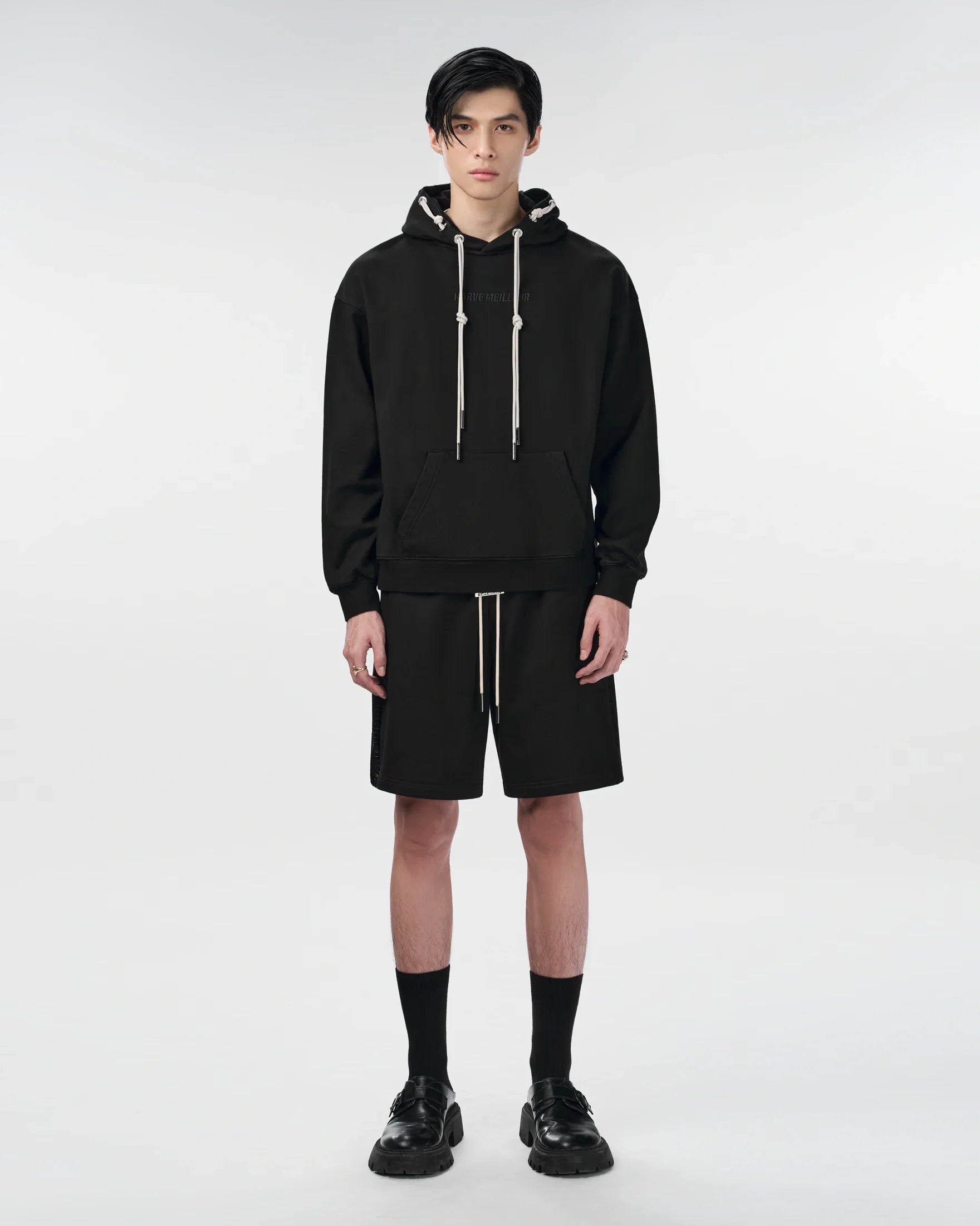 Double Strips Hoodie | Versatile Essential Fit