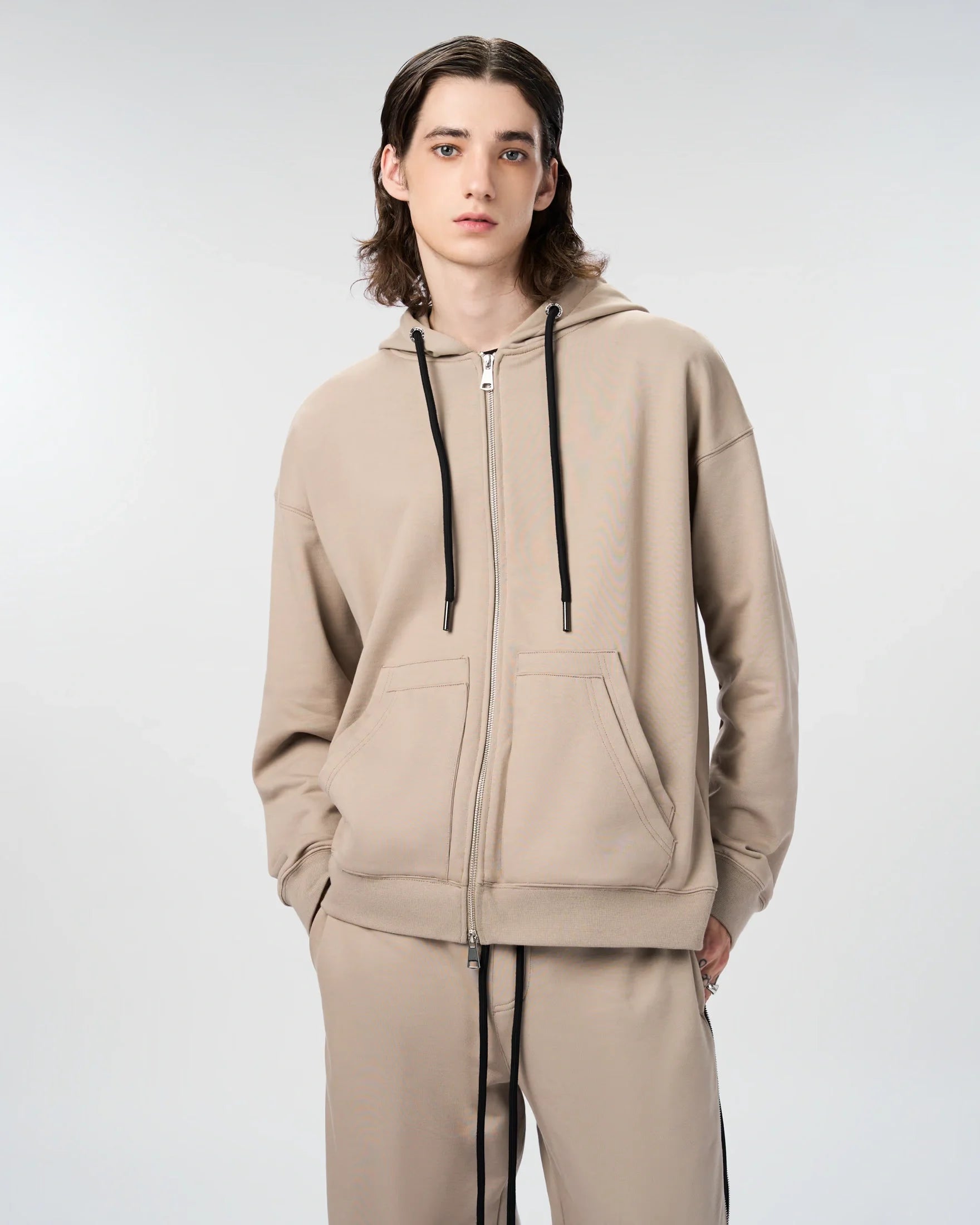 Light Zip - Up Hoodie | Premium American Organic Cotton Unisex Streetwear