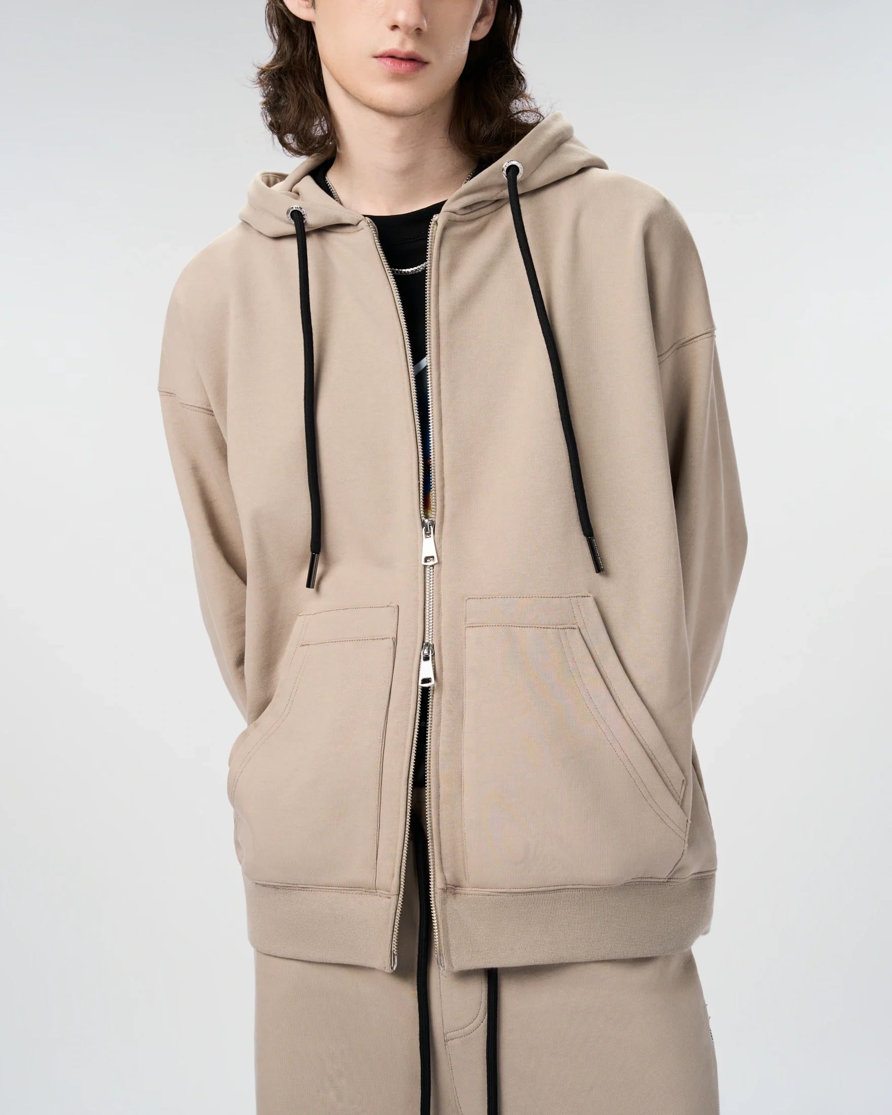 Light Zip - Up Hoodie | Premium American Organic Cotton Unisex Streetwear