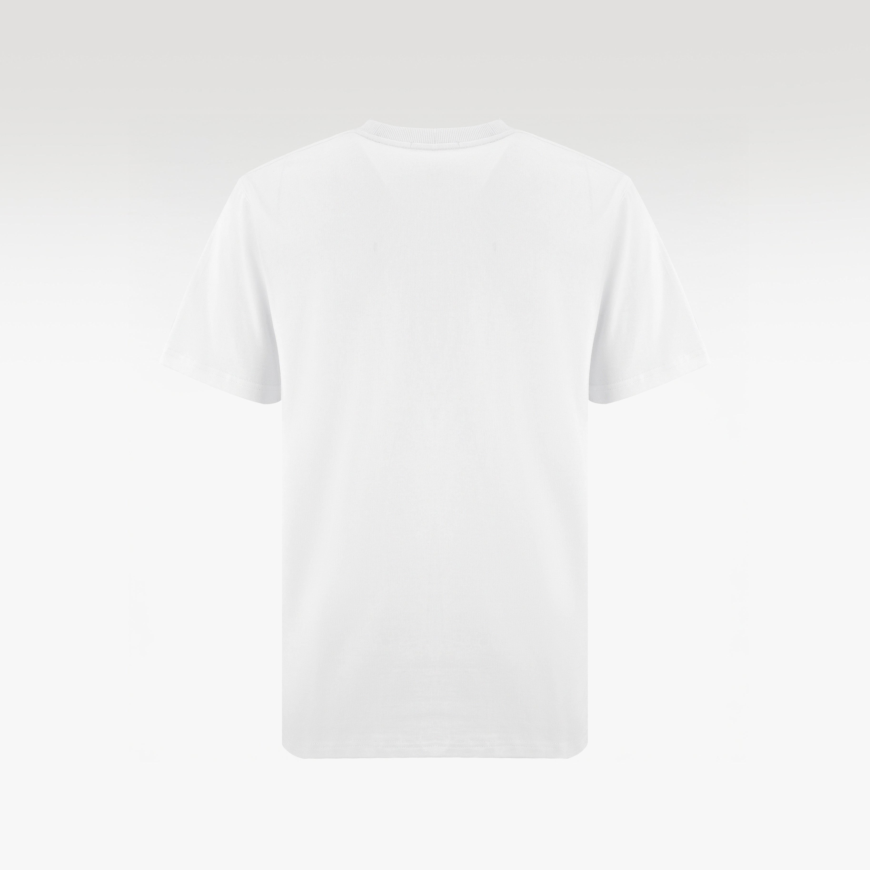 Karve Sign Slim Fit T-Shirt | Premium Cotton Graphic Tee - Nautical Knot & Carabiner White Streetwear Top