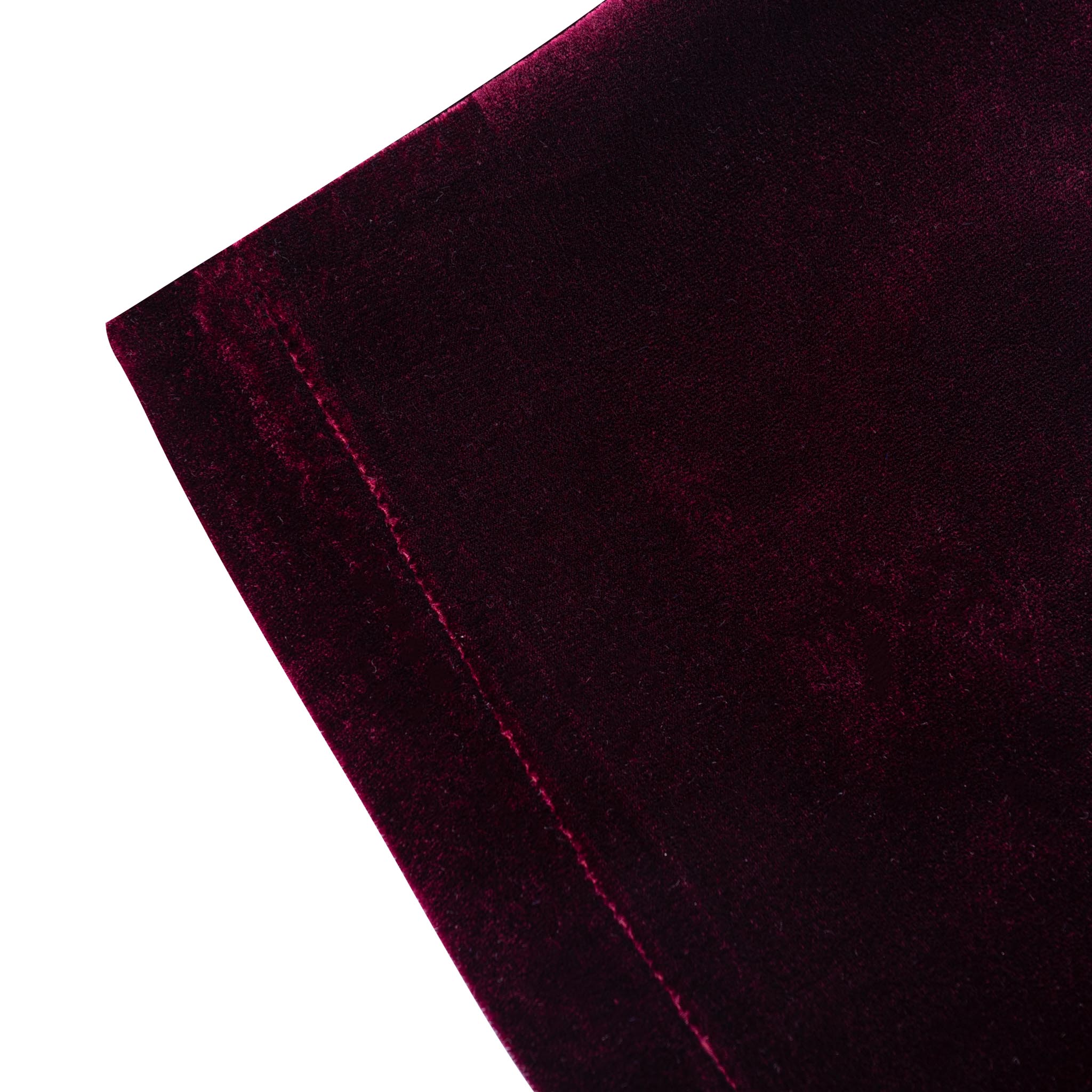 Crimson Reverie Trousers | Luxury Velvet Street Style, Signature Embroidered Decadent Bee
