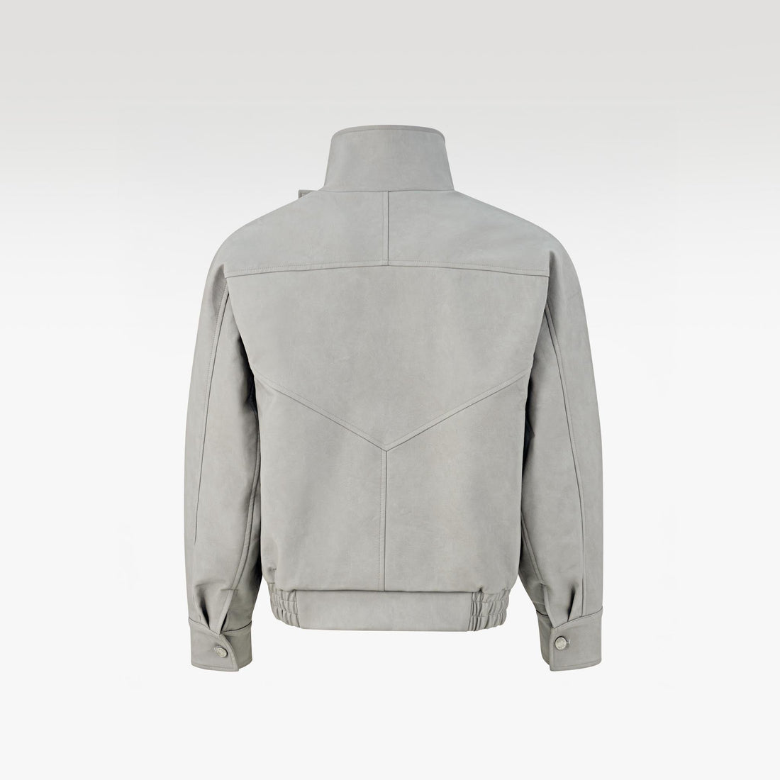 The Urban Pilot Faux Suede Jacket | Faux Suede Stand Collar Essential Wear