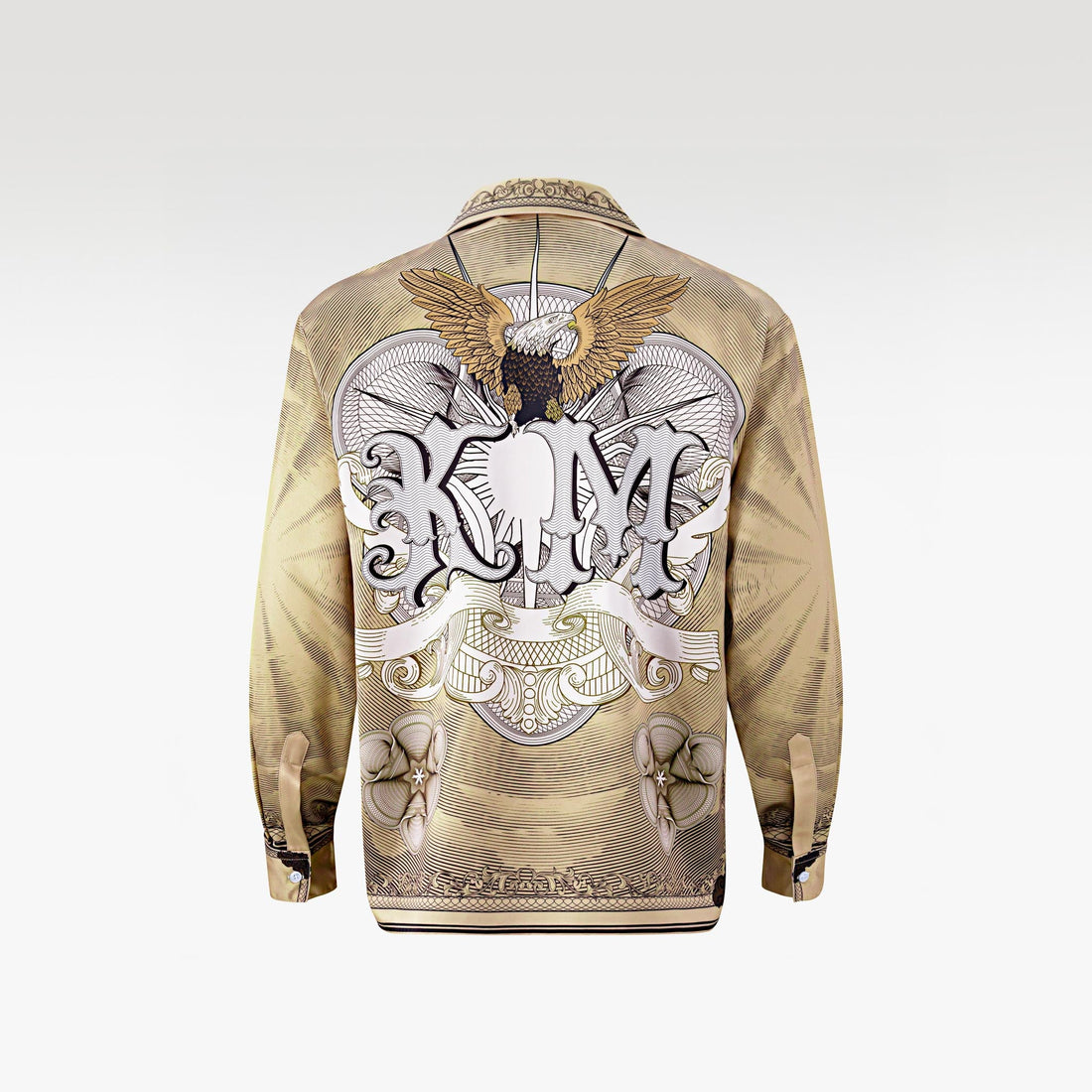 The Pale Gold Decree Silk Shirt | Premium Silk Relaxed Regal