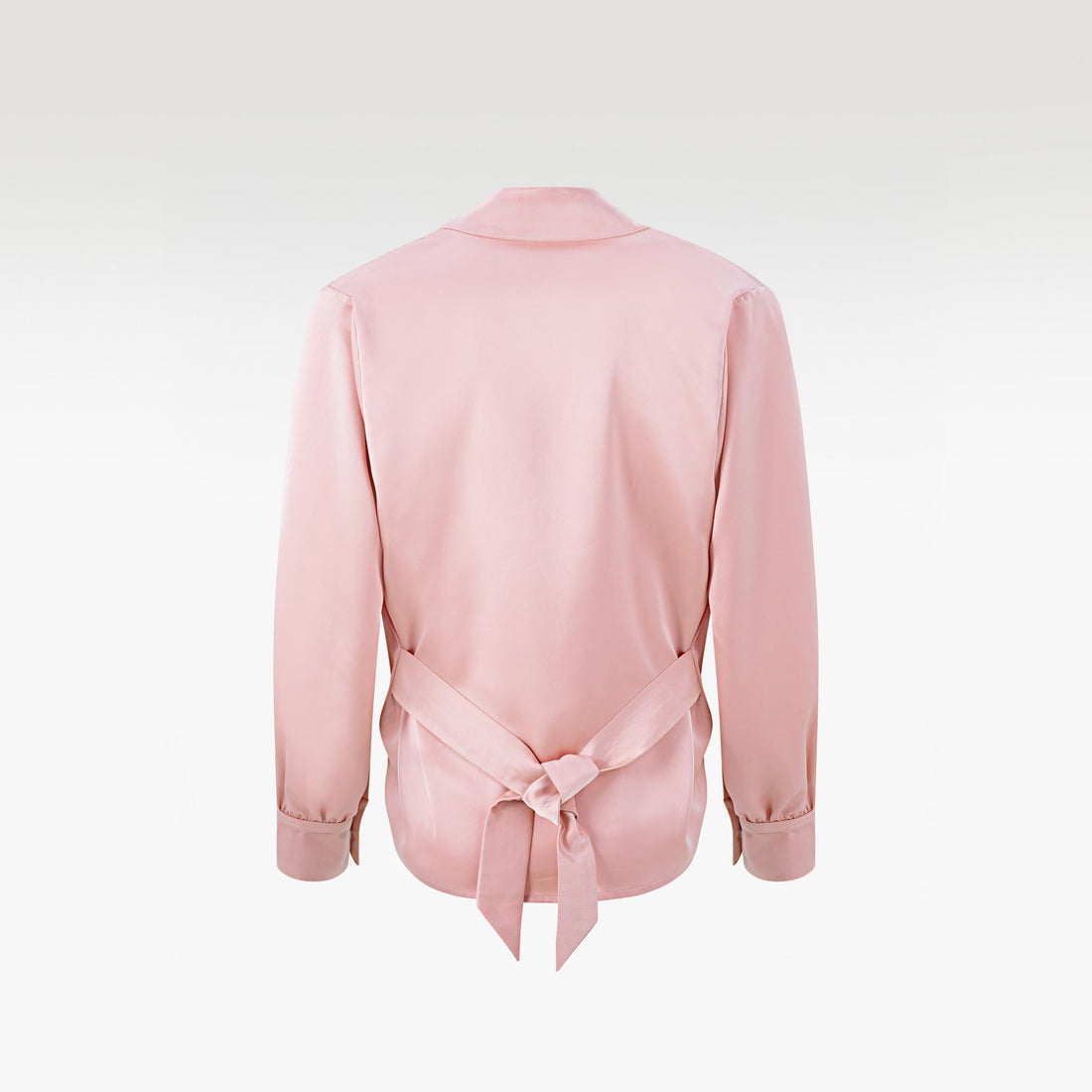 The Platinum Vault Silk Shirt | Pink Silk Relaxed Elegant