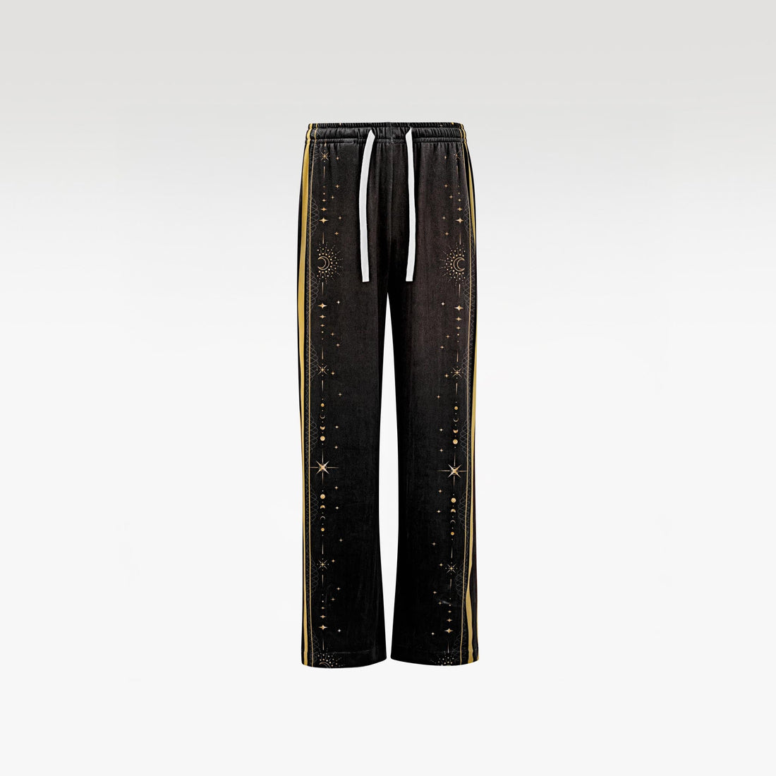 The Gold Empire Velvet Pants | Premium Velvet Relaxed Modern Imperial