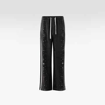 The Black Empire Velvet Pants | Premium Velvet Relaxed Modern Imperial