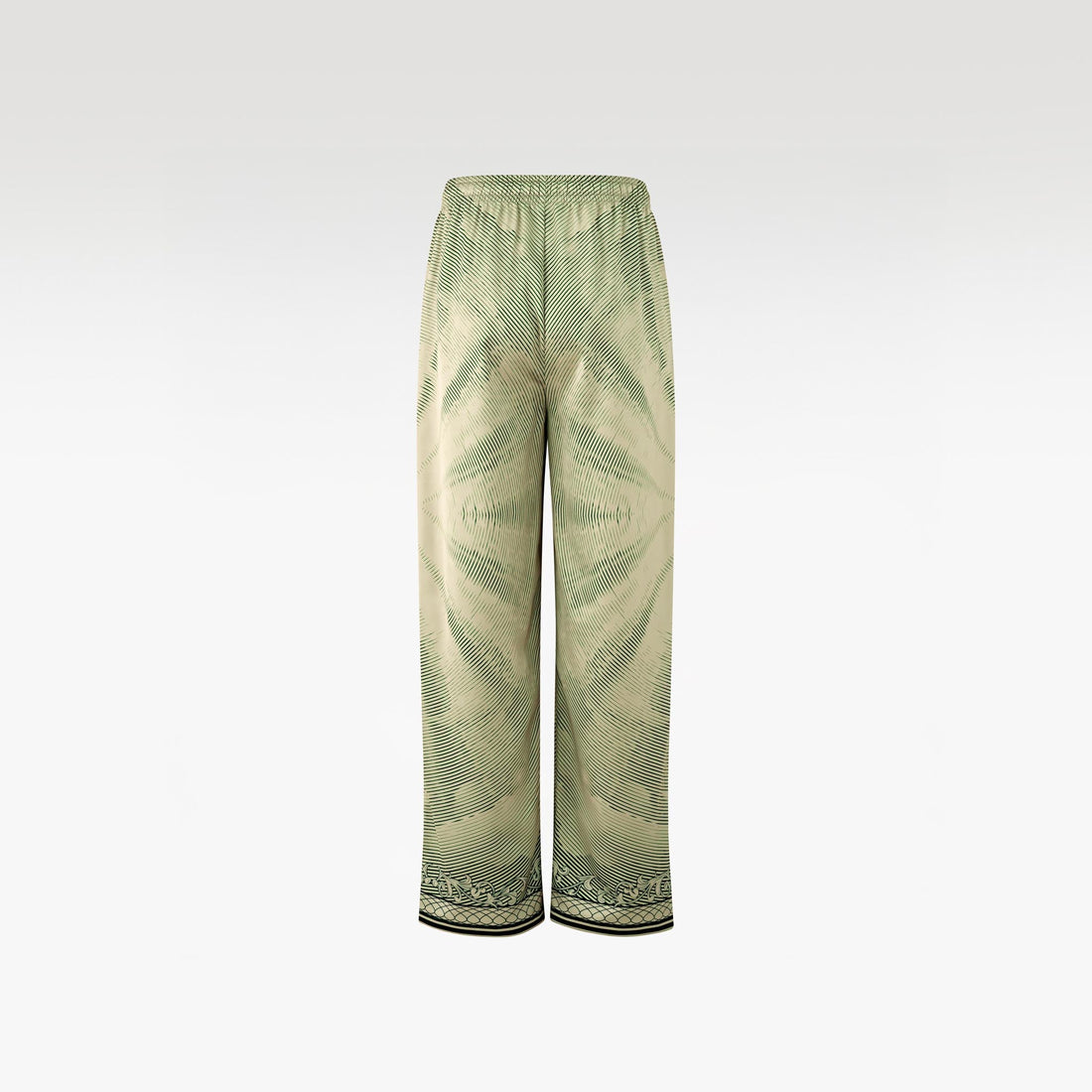 The Olive Decree Silk Pants | Premium Silk Relaxed Discreet