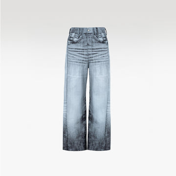 Monochrome Tycoon Kaki Pants | Extreme Flared Zipper Streetwear