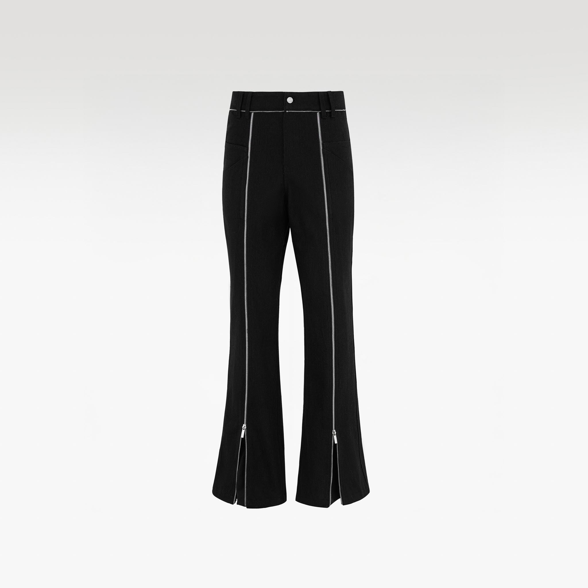 Project Mayhem Chinos Kaki Pants | Extreme Flared Zipper Streetwear