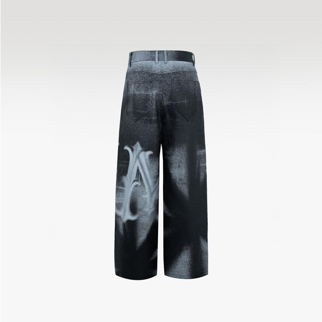Blade Runner Kaki Pants | Streetwear Graffiti Wide-Leg Statement