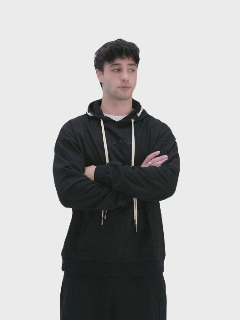 Double Strips Hoodie | Versatile Essential Fit